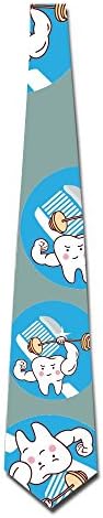 Dentist-Dental-funny-cartoon Men's Necktie Creative Necktie,Great For Groomsmen
