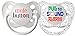 Ulubulu Pacifiers - 6-18 months - Mute Button & Alarm - 2 pk