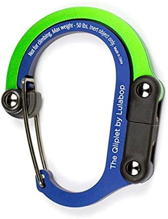 Lulabop Qliplet Modified Carabiner with Rotating Folding Hook (Go Seattle)