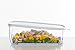 Vegetable and Fruit Chopper with 3 Stainless Steel Blades, Adjustable Slicer & Dicer With Storage Container and Non-Skid Base, by Tiabo