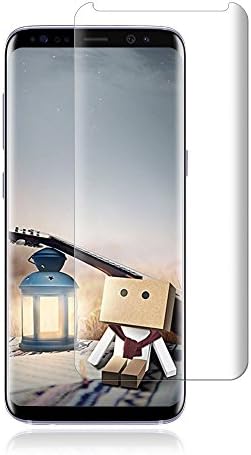 Galaxy S8 Screen Protector - XKAUDIE Upgraded [3D Curved Edge] [Case Friendly] Tempered Glass Screen Cover for Samsung Galaxy S8