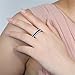 JunXin jewelry 28 sapphire +50 White Cz 7.3MM White Gold Wedding Ring