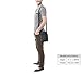 Zicac Men's Retro Small Canvas Cross Body Messenger Bags Satchel Bag (Black)