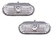 1998-2001 Volkswagen Passat Side Marker Lights 1-Pair(Both Driver and Passenger Sides) (White)