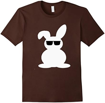 Men's  Hip Hop Bunny Easter Shirt Boys Teen Kids Men Adults Small Brown