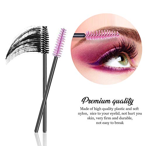 Disposable Mascara Wands, 300 Pcs Teenitor Eyelash Brushes Set Eyebrown