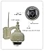 Coolcam HD 720P Outdoor PTZ Dome Camera IR Night Vision, WiFi IP Network Camera, Wireless, Video Monitoring, Surveillance, Security Camera, Plug/Play, 8GB Built-in Memory Card