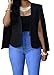 Faithtur Women Lapel Split Long Sleeve Blazer Solid Cape Suits Jacket Coat Outwear