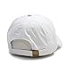 The Vintage Year Plain Washed Dyed Cotton Twill Low Profile Adjustable Baseball Cap (White)