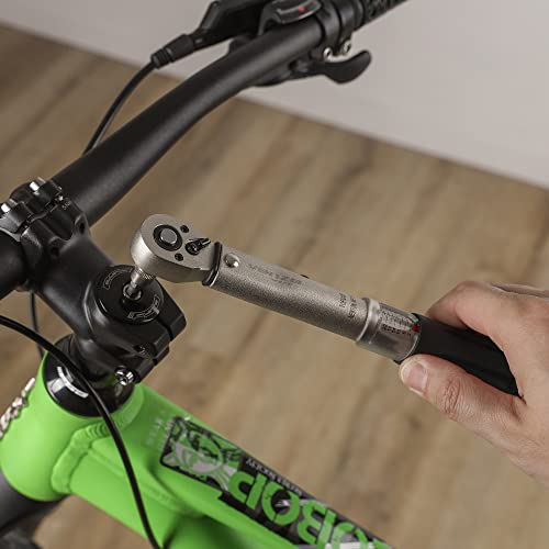 Venzo Bicycle Bike 1/4 Inch Driver Torque Wrench Allen Key Tools