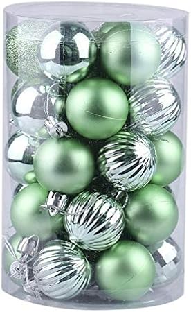 Palle Di Natale Per Foto.Yanlingege Palla Di Natale 34pc 40mm Albero Di Natale Decorazioni Natalizie Per Palline Per La Casa Appesi Decorazioni Per Decorazioni Per Feste A Casa Amazon It Casa E Cucina