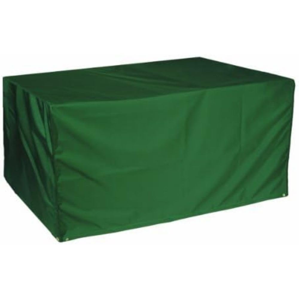 Bosmere Protector 6000 | Rectangular Garden Table Cover | L 130cm W 79cm H 71cm | 100% Waterproof, UV Protected, Heavy Duty 600D | 6 Year Guarantee | C550, Green — image 1