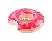 UCLEVER 2 Packs Donut Pool Float Inflatable Swimming Ring 70CM for Children Kids 3-8 Years( Strawberry & Chocolate)