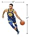 Fathead NBA Golden State Warriors Steph Curry Steph Curry- Officially Licensed Removable Wall Decal, Multicolor, Large - 1900-00177-005