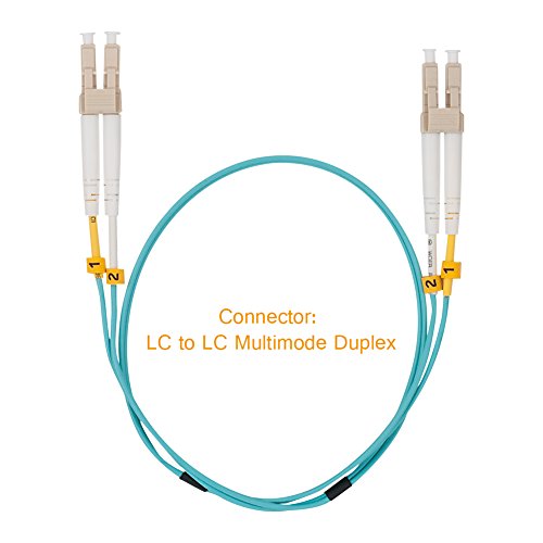image for Fiber Patch Cable, VANDESAIL 10G Gigabit Fiber Optic Cables with LC to