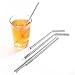 Efaithtek Reusable Stainless Steel Straws for 20 oz & 30 oz RTIC & Yeti Tumblers Rambler and More, Set of 8 with 2 Cleaning Brushes