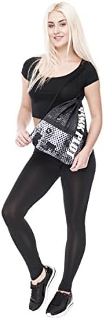 3D Printed Sport Gym Sackpack Drawstring Backpack Bag for Women Men