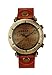 ShoppeWatch Mens Watch Brown Dial Music Notes Symbols Leather Band Reloj Hombre SW568-1LTBR