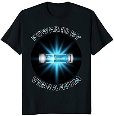 Powered By Vibranium-T-Shirt T-Shirt