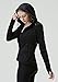 TSLA Women's Full Zip Workout Jackets, Long Sleeve Active Track Running Jacket, Lightweight Yoga Athletic Jacket, Active Fullzip Hoodie Black, Medium