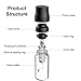Olive Oil Sprayer Mister Oil Sprayer Bottle for Cooking, BBQ, Salad, Baking, Roasting, Grilling, Frying, BPA-Free, Glass, 150ml
