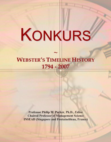 Konkurs: Webster's Timeline History, 1794 - 2007