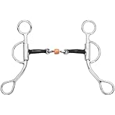 BAR H EQUINE Argentine Shank Bit Silver 5 in Sweet Iron