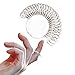Finger Ring Sizers Set, Metal Ring Size Measuring Tools for Men's Women's Jewelry Making, Rings Gauge Sizing Tool with 27 PCS US Size 0-13 with Half Size