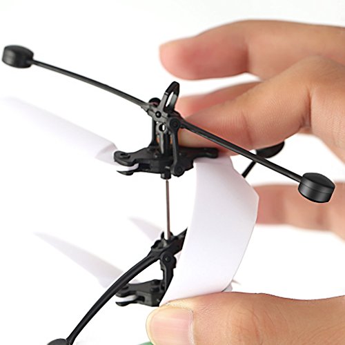 RC Flying Ball, RC Infrared Induction Helicopter Ball Built-in Shinning LED Lighting Colorful Flying for Kid's Toy (green) - Thumbnail 6