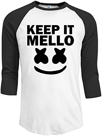 Men marshmello keep it mello Half Sleeve Raglan t shirt