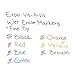 EXPO 16678B Vis-A-Vis Wet-Erase Overhead Transparency Markers, Fine Point, Assorted Colors, 8-Count