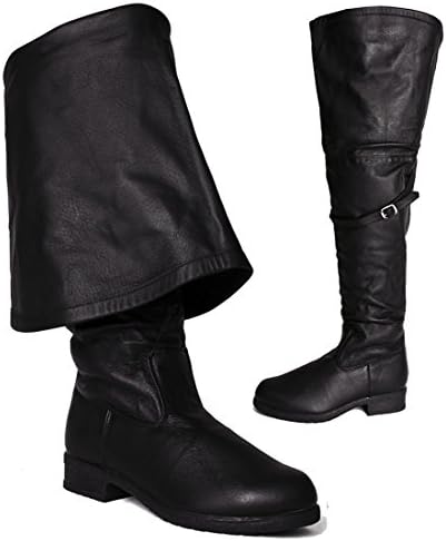 SharpSpirit Pirates Of The Caribbean Western Steampunk Cosplay Renaissance Faire Men's Boots 9