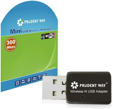 Prudent Way Pwi-Usb-Wn300 - Usb 2.0 To Wireless N Mini Usb Adapter Up To 300Mbps