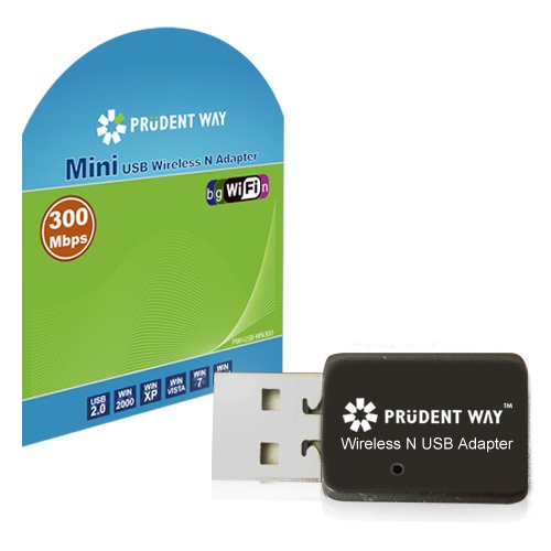Prudent Way Pwi-Usb-Wn300 - Usb 2.0 To Wireless N Mini Usb Adapter Up To 300Mbps