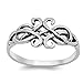 VE-01006 Sterling Silver Celtic Band Ring (8)
