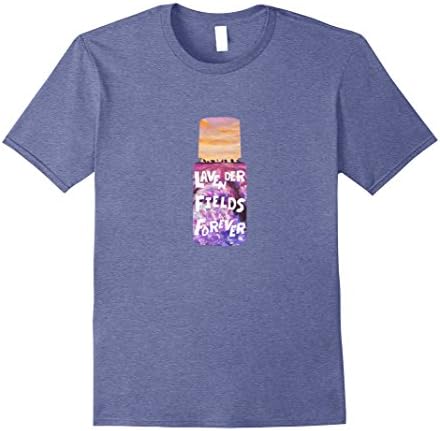 Mens Lavender Fields Forever - Essential Oils T-Shirt XL Heather Blue