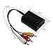 HDMI to Composite Male RCA CVBS Audio Video Converter HDMI2AV Adapter Support NTSC PAL 1080P for PS4 PC VCR