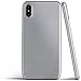 totallee iPhone X Case, Thinnest Cover Premium Fit Ultra Thin Light Slim Minimal Anti-Scratch Protective - For Apple iPhone X Special Edition (Silver Metallic)