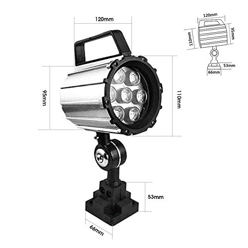 image for TOAUTO Short Arm LED Work Light 12W 24V~36V Aluminum Alloy Lighting 28