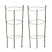 Lobesea Plant Support Ring Garden Trellis Flower Stainless Steel Support Climbing Vegtables&Flowers&Fruit Grow Cage with 3 Adjustable Rings 17.5