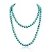 Jane Stone Statement Bib Jewelry Turquoise Double Strand Necklace