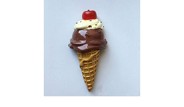 Hecho a Mano Pintado Fresa Leche Chocolate Helado 3D Imanes ...