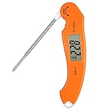 Meat Thermometer, Cooking Thermometers Digital Instant Read Cooking Thermometer With Stainless Long Probe, LCD Screen, Meat Thermometers Foldable Digital Best For Food,Meat, Grill, BBQ, Milk