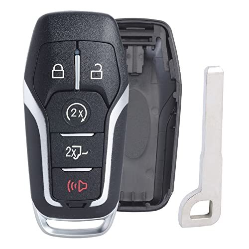 Keymall Remote Key Fob Case Shell Cover for Ford F150/F250 2015 2016