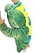 Toddlers Kids Hooded Animal Fleece Bathrobe Children's Pajamas Sleepwear(Green Dinosaur, 2-3T(Height:35.5