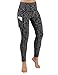 ODODOS Women's High Waisted Yoga Pants with Pocket, Workout Sports Running Athletic Pants with Pocket, Full-Length,SpaceDyeMattBlack,Small