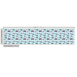 Ambesonne Airplane Fabric by The Yard, Different