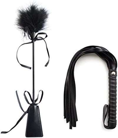 TOPFAY Leather Snowster And Leather Whip Whisk Whip