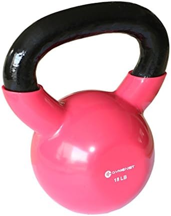 Gymenist Exercise Kettlebell Fitness Workout Body Equipment Choose Your Weight Size (18 LB)
