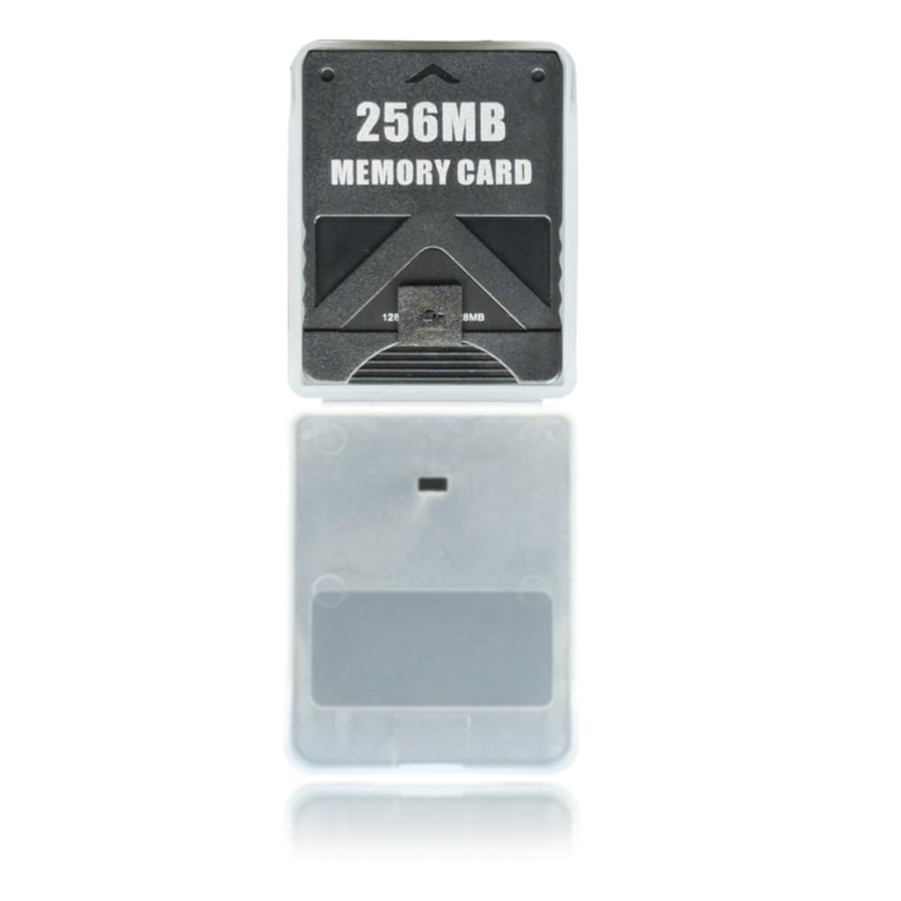 WICAREYO Black 256MB Memory Card Compatible for PS2